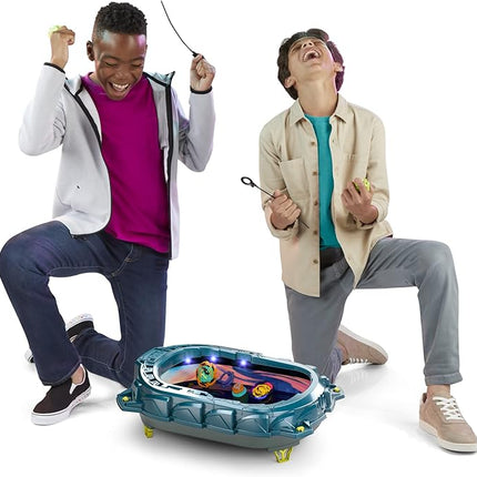 Beyblade Burst QuadStrike Light Ignite Battle Set Stadium, 2 Spinning Tops, and 2 Launchers, Toys for 8 Year Old Boys & Girls & Up (Amazon Exclusive)