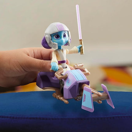 Star Wars: Young Jedi Adventures Speeder Adventure Pack, 3-Pack Action Figures & Vehicles, 4-Inch Scale Preschool Toys for 3 Year Old Boys & Girls (Amazon Exclusive)