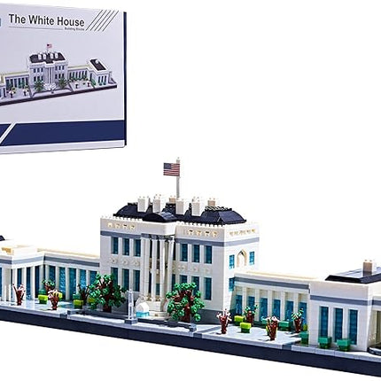 Architecture Series Mini Bricks for Adults and Teens,US Capital White House Construction Set,Micro Blocks Set,3520 PCS,Landmark Model