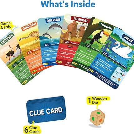 Skillmatics Guess in 10 Animals Megapack, Perfect for Boys, Girls, Kids, Teens, Adults Who Love Animal Card Games, Trivia, Travel Games, Gifts for Ages 6, 7, 8, 9, 10, and Up