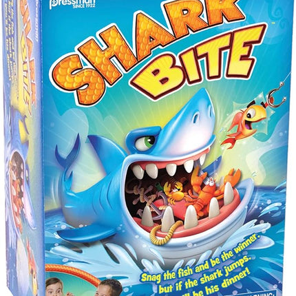 Shark Bite with Let's Go Fishin' Card Game (Amazon Exclusive) by Pressman