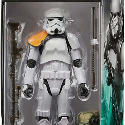 STAR WARS The Black Series Stormtrooper Jedha Patrol Toy 6-Inch-Scale Rogue One: A Story Collectible Figure, Kids Ages 4 and Up F1875