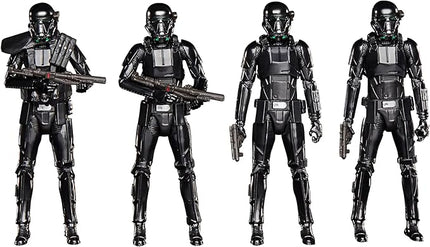 Star Wars, The Vintage Collection Imperial Death Trooper Action 4 Figure Set F5553 by Hasbro Black