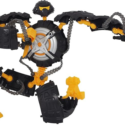 Giga Bots - GRIPBOT | Energy Core Transforms Into 13 Inch Action Figure | The Scout | Unique Toy Combat Attachments and Skills | Includes 33 Buildable Pieces