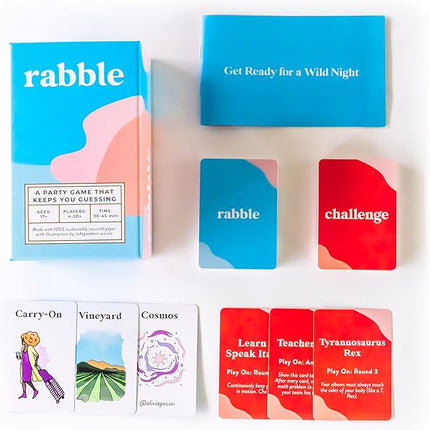 Rabble - A Party Game That Keeps You Guessing | 4-20+ Players, Party Games for Adults, Teens, Family, Friends, Large Group, Game Night, Bachelorette Party, Adult Party Games