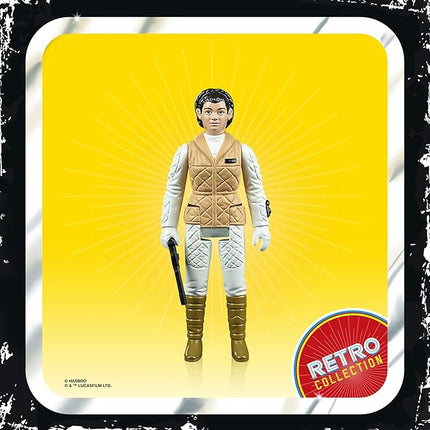 Star Wars Retro Collection Princess Leia Organa (Hoth) Toy 3.75-inch Scale The Empire Strikes Back Figure, Kids Ages 4 and Up