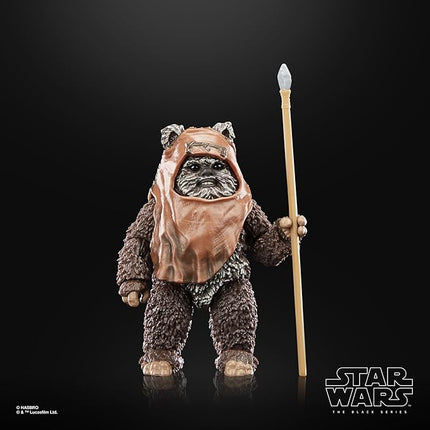 STAR WARS The Black Series Wicket, Return of The Jedi 40th Anniversary 6-Inch Collectible Action Figures, Ages 4 and Up