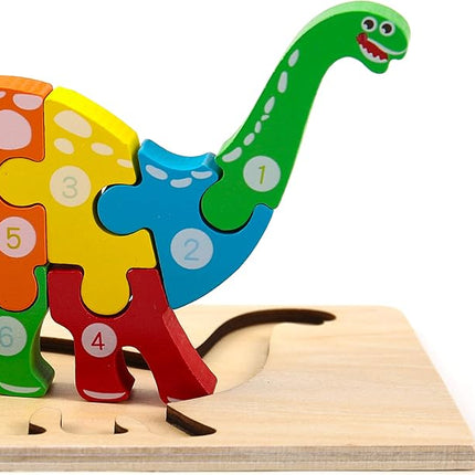 Montessori Mama Wooden Toddler Puzzles for Kids Ages 2-4, Montessori Toys for 3 Year Old, Animal Toddlers Toys Ages, 4-Pack Learning Toddler Puzzle
