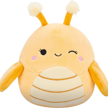Squishmallows Original 5-Inch Greer Yellow Grasshopper - Official Jazwares Plush (Little)