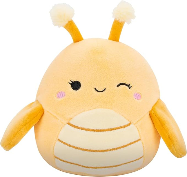 Squishmallows Original 5-Inch Greer Yellow Grasshopper - Official Jazwares Plush (Little)