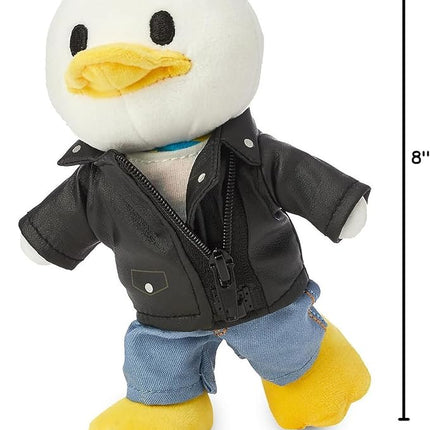 Disney Store Official Donald Duck nuiMOs Plushie - Soft Plush with Embroidered Features, Poseable Hands & Turning Head, Magnetic Hands for Holding, 6 Inches, Dress Up with nuiMOs Outfits