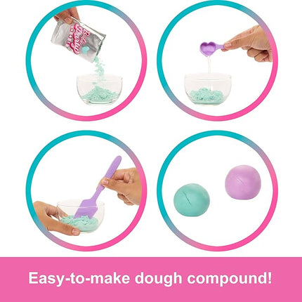 Barbie Party Unboxed Doll & Accessories, Pet Birthday Series Party Stars Set with 10 Surprises Including Color Change & Cake-Decorating Activity