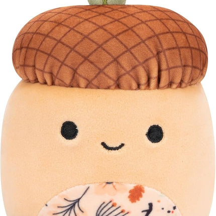 Squishmallows Original 5in Harvest 4-Pack – Hans Hedgehog, Mac Acorn, Misha Candle, Rocky Raccoon – Official Jazwares Plush (Little) Amazon Exclusive