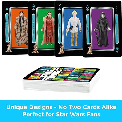 Star Wars Vintage Kenner Action Figures Playing Cards