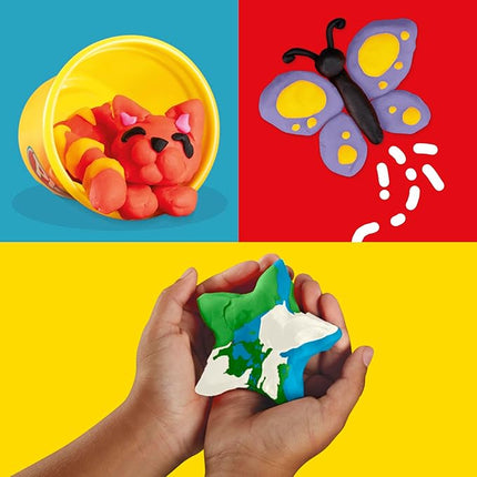 Play-Doh 9 Pack Favorite Color Set, Assorted Colors, 2 & 4 Ounce Modeling Compound Cans, Kids Arts & Crafts, Back to School Gifts & Prizes, Preschool Toys, Ages 2+ (Amazon Exclusive)