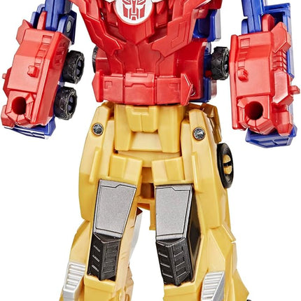 Transformers Crash & Combine Heroes, 3.75-Inch Converting Bumblebee and Optimus Prime Action Figures, Robot Toys for Kids 6 and Up (Amazon Exclusive)