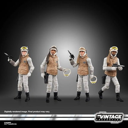STAR WARS The Vintage Collection 3.75-Inch Rebel Soldier (Echo Base Battle Gear) 4-Pack Action Figure Set F5555 Ages 4 and Up