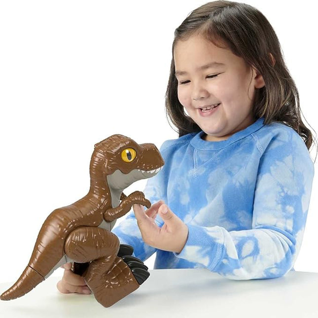 Jurassic World Fisher-Price Imaginext Camp Cretaceous T.rex XL, Extra Large Dinosaur Figure for Preschool Kids Ages 3 to 8 Years