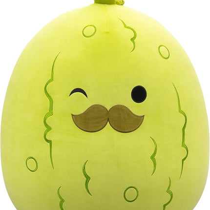 Squishmallows Original 24-Inch Charles Pickle with Mustache - Official Jazwares Plush (Jumbo)