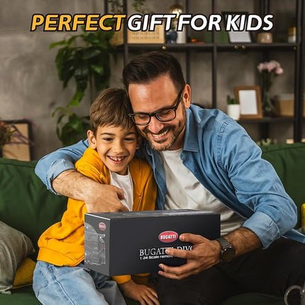 MIEBELY Remote Control Car - 1/24 Scale Fast Rc Race Car, Bugatti Divo 3.7V 500 mAh Toys with Headlight, Racing Hobby Model Birthday Ideal Gifts for Adults Kids Boys Age 6 7 8 9 Year Old