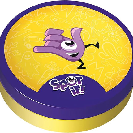 Asmodee Spot It! Classic Card Game (2024 Refresh) - Eco-Blister Edition, 5-in-1 Visual Perception Game for Quick Reflexes and Family Fun, Ages 6+, 2-8 Players, 10 Minute Playtime