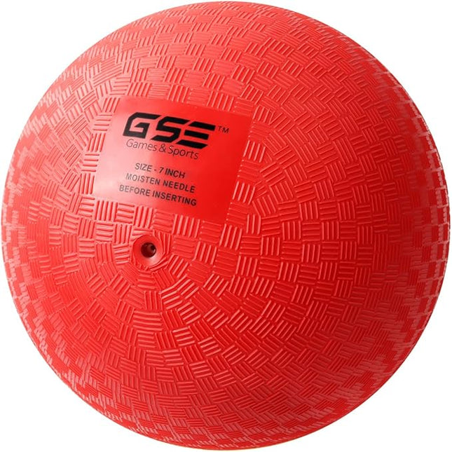 GSE Games & Sports Expert 5"/7"/8.5"/10" Inflatable Playground Ball, Kickball, Bouncy Dodge Ball, Handball for Kid/Adult, Perfect for Recess Ball Games, Gym, Yoga Exercises, Schools Sports Activities