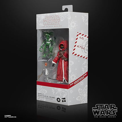 STAR WARS The Black Series Jawa & Salacious B. Crumb (Holiday Edition), 6-Inch Action Figures, Ages 4 and Up