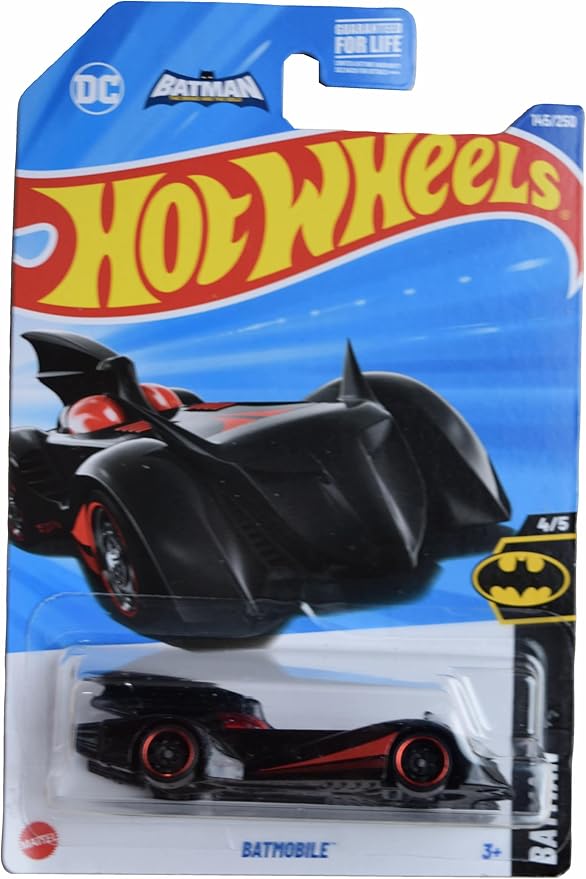Hot Wheels Batmobile, Batman 4/5 [Black/red] 145/250