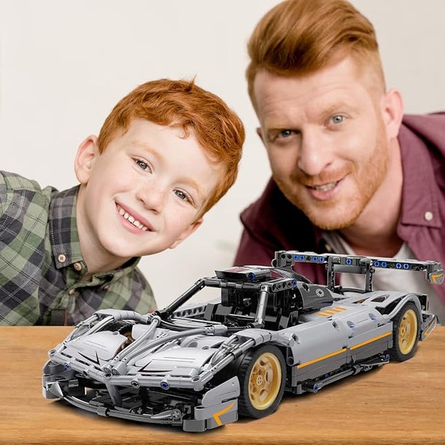 WISEPLAY Collectible Model Car Kits for Adults and Kids to Build - Model Car Building Set 1:12 Scale with 959 Pieces - Great Birthday Gift for Adults, Teenagers, and Kids