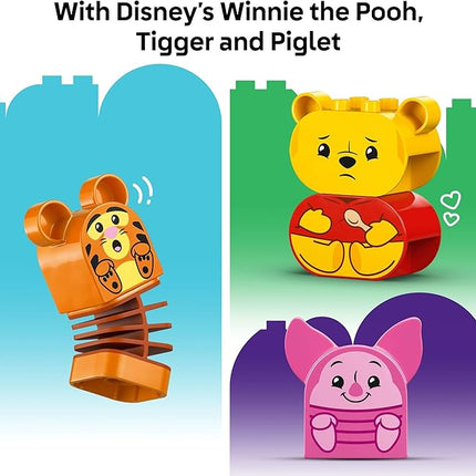 LEGO DUPLO Disney Winnie The Pooh’s Birthday Party Toddler Sensory Building Blocks - Learning & Education Toys for Preschool - Birthday Gifts for 1-3 Year Old Girls & Boys - 10457