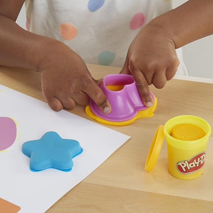 Play-Doh Shapes and Colors Set, 5 Activity Playmats, 15 Tools & 10 Cans of Assort. Colors, Back to School Classroom Supplies, Preschool Toys, Ages 2+ (Amazon Exclusive)