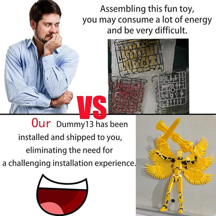 (Assembly Completed) T13 Action Figure Set,Titan 13 Robot Movable Action Figure,3D Printed T13 Articulated,Full Body Mechanical Doll,Christmas Birthday Gift for Kids Adult