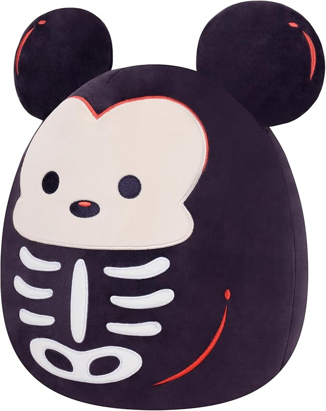 Squishmallows Original 12in Disney Skeleton Mickey Mouse – Official Jazwares Halloween Plush (Medium-Sized)