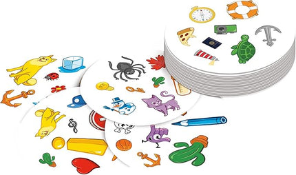 Asmodee Spot It! Classic Card Game (2024 Refresh) - Eco-Blister Edition, 5-in-1 Visual Perception Game for Quick Reflexes and Family Fun, Ages 6+, 2-8 Players, 10 Minute Playtime