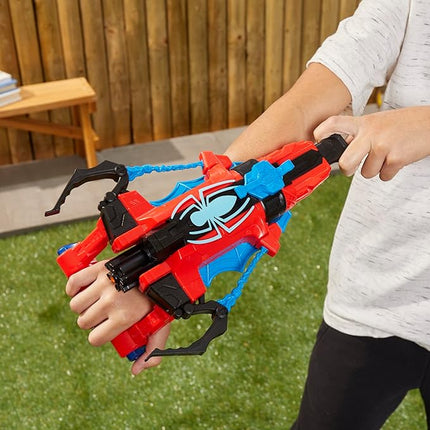 Marvel Spider-Man Spider Strike ‘N Splash Blaster, Super Hero Toys for Kids, Ages 5 and Up, Nerf Blaster for Kids, Water Blast Feature