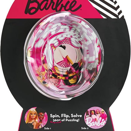 Spin Flip Puzzle: Barbie Glam Girls, 3D Puzzle, Challenging, Fun, Interactive Brain Teaser for Kids and Adults, Stimulates Creativity