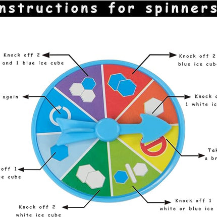 Save Penguin Break Ice Frozen Game for Kids, Meroqeel Protect The Iceberg Penguins Trap on Ice Icebreaker Board Games Toy for Adults Family Childrens Kid Ages 4-8 with Replacement Cubes and Hammer