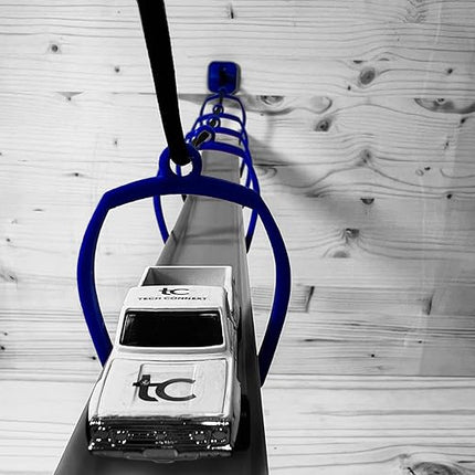 Suspension Bridge Compatible with Hot Wheels Track (Blue)