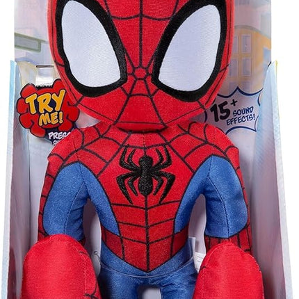 Marvel Spidey and His Amazing Friends My Friend Spidey Feature Plush - 16-Inch Talking Plush with 16 Unique Phrases