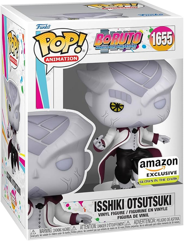 Funko Pop! Animation: Boruto: Naruto Next Generations - Isshiki Otsutsuki, Glow in The Dark, Amazon Exclusive