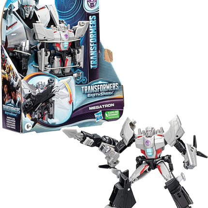 Transformers EarthSpark Megatron Warrior Class 12.5 cm Action Figure Robot Toy for Kids Age 6+