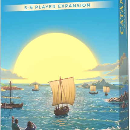 CATAN Seafarers 5-6 Player Board Game Expansion (6th Edition) Add More Players to Your Adventure, Strategy Game for Kids & Adults, Ages 12+, 3-6 Players, 60-90 Minute Playtime