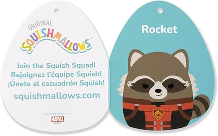 Squishmallows Original 12in Marvel Rocket Plush (Medium-Sized)