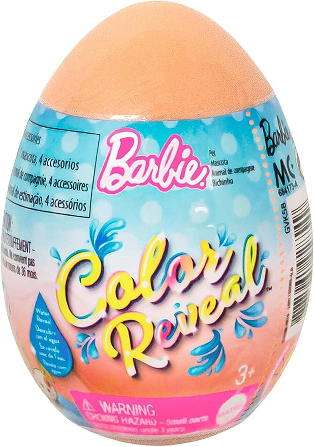 Mattel - Barbie Color Reveal Easter Egg, One Surprise Color Reveal with Each Transaction