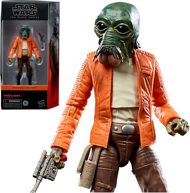 STAR WARS The Black Series Ponda Baba Toy 6-Inch-Scale A New Hope Collectible Action Figure, Toys for Kids Ages 4 and Up, (F1872)