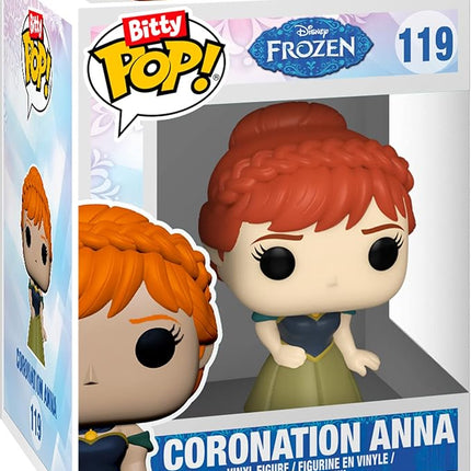 Funko Bitty Pop Disney Princesses - Rapunzel, Merida, Moana and A Surprise Mystery Mini Figure - 0.9 Inch (2.2 Cm) Collectable - Stackable Display Shelf Included - Cake Topper - Gift Idea