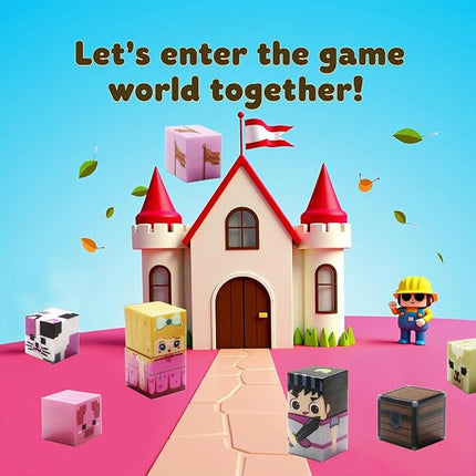 Magnetic Blocks Princess Castle Magnet Cubes 100Pcs Montessori Building Block Sets STEM Sensory Construction Toys for Boys Girls Ages Kids 3-12 Birthday Party Gifts