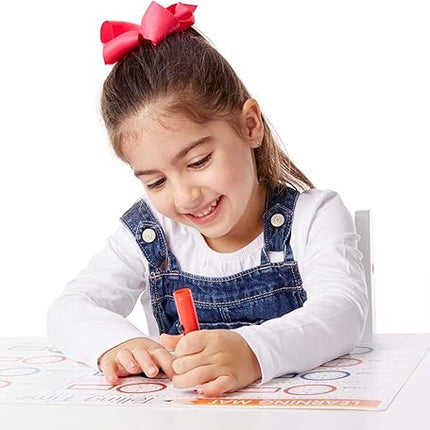 Melissa & Doug Learning Mat Crayons - 5 Colors