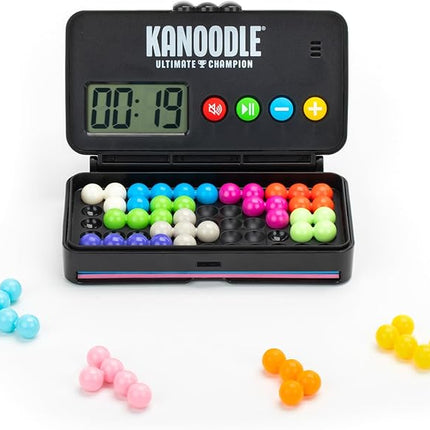 Educational Insights Kanoodle Ultimate Champion - 3D Brain Teaser Puzzle with Timer, Handheld Travel Games & Toys for Single Player, Challenging Logic Puzzles & Gifts for Kids, Teens & Adults Ages 7+