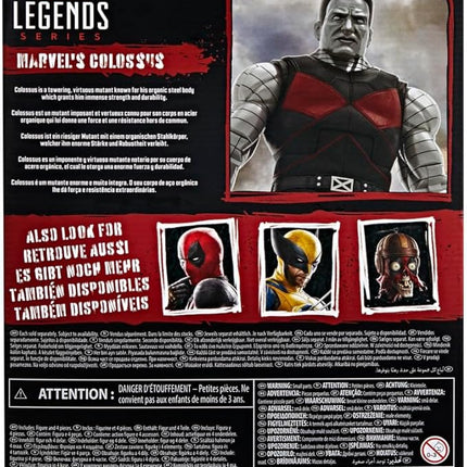 Marvel Legends Series Colossus, Deadpool Legacy Collection Deluxe Collectible 6 Inch Action Figure